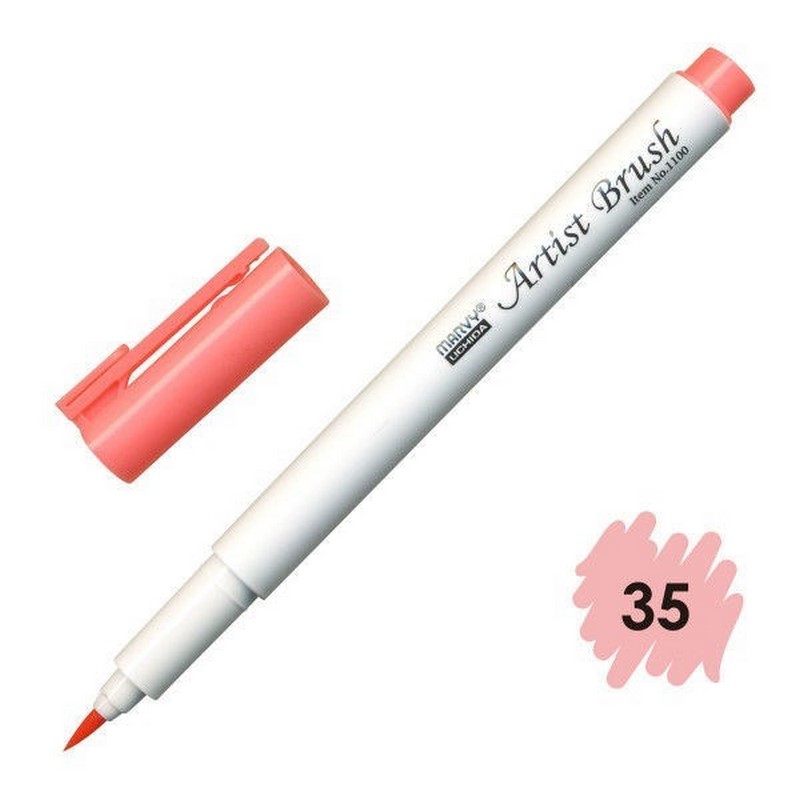 MARVY Artist Brush 35 CORAL PINK