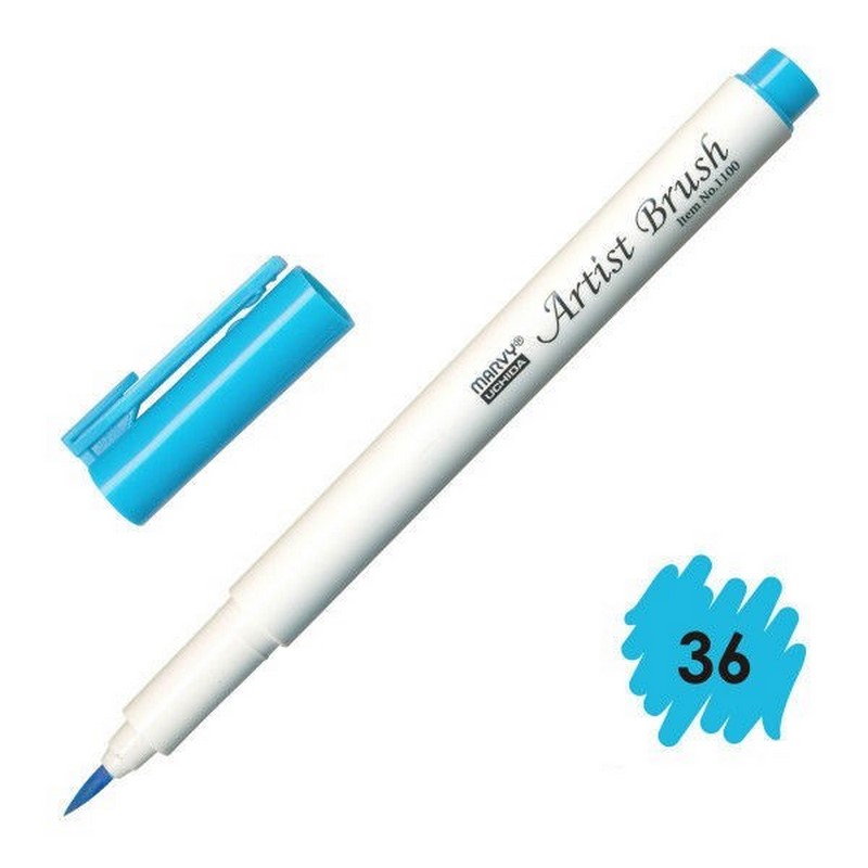 MARVY Artist Brush 36 MANGANESE BLUE
