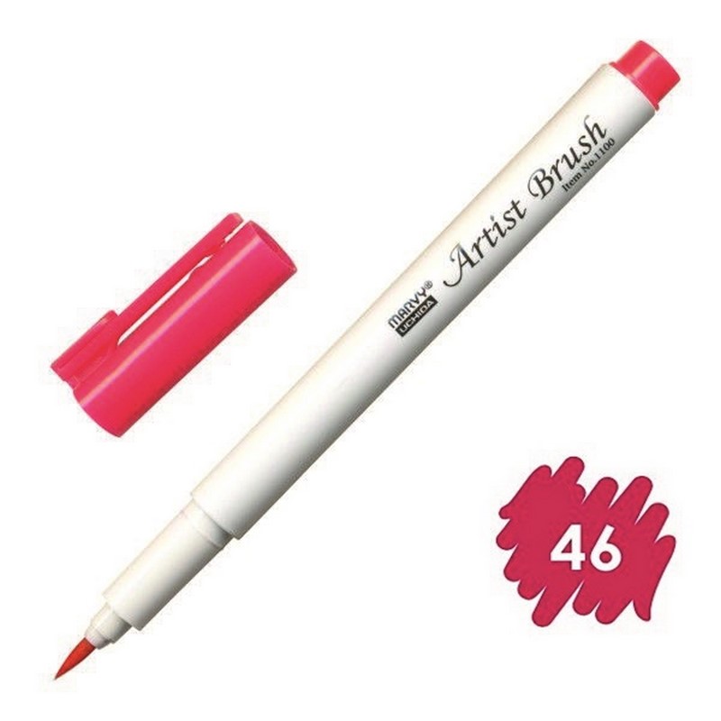 MARVY Artist Brush 46 CRIMSON LAKE