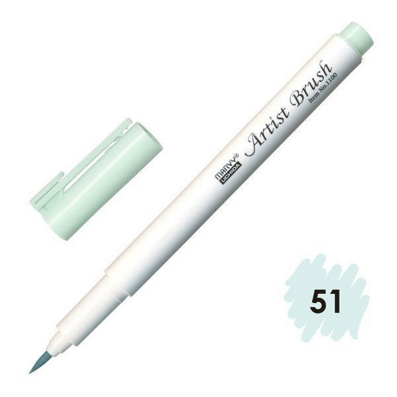 MARVY Artist Brush 51 AQUA GREY