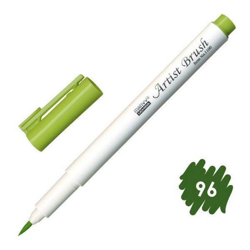 MARVY Artist Brush 96 JUNGLE GREEN