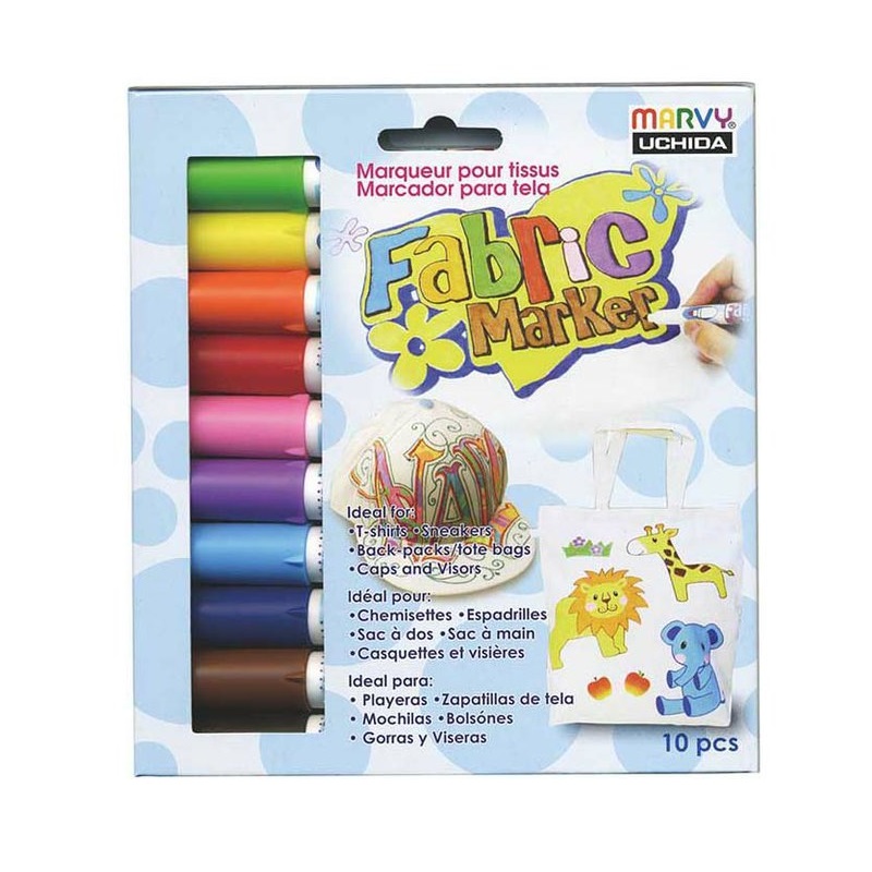 MARVY na textil M560, sada 10ks základní