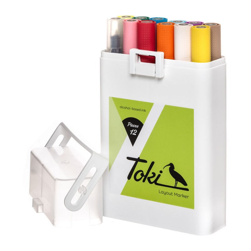 TOKI Marker sada 12ks, základní B
