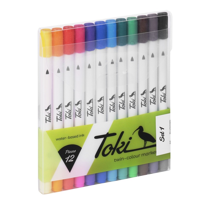 TOKI oboustranné Twin-Colour, 12ks