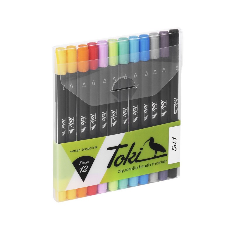 TOKI Aquarelle Marker, 12ks set 1
