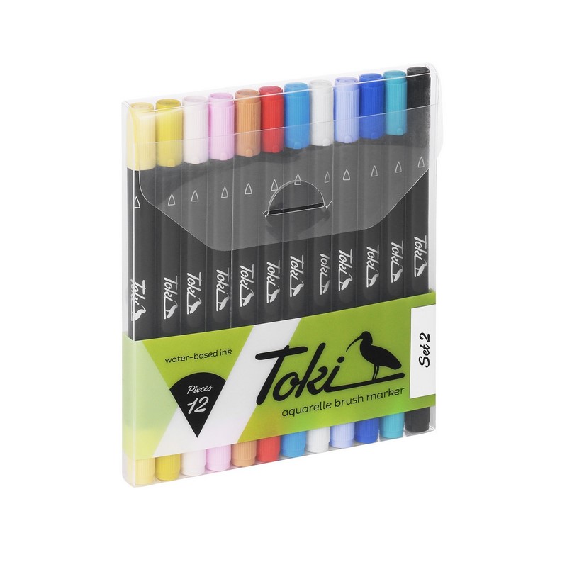 TOKI Aquarelle Marker, 12ks set 2