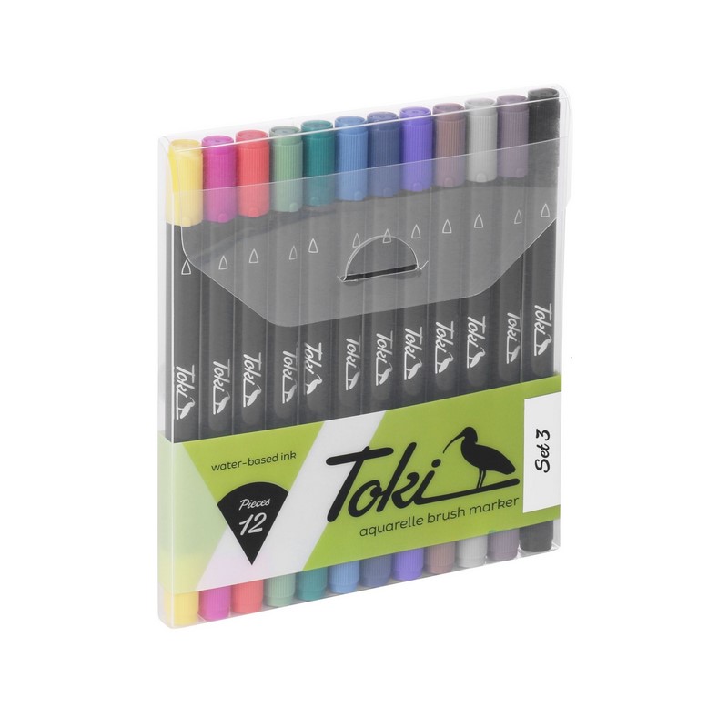 TOKI Aquarelle Marker, 12ks set 3