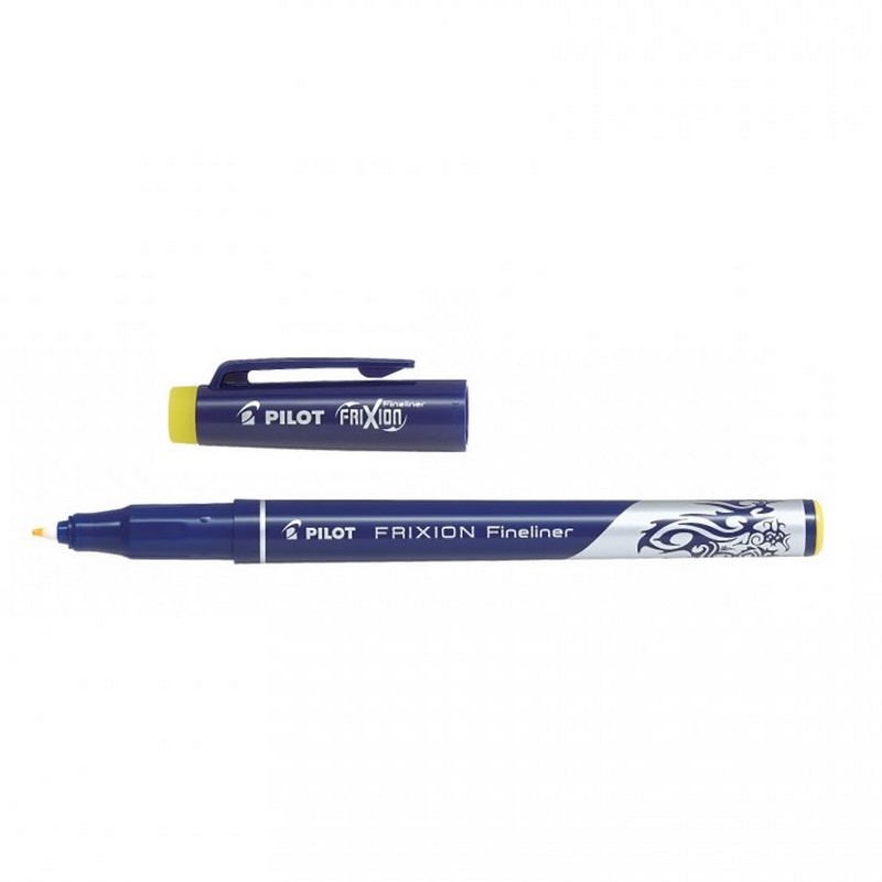 PILOT gumovací FriXion Fineliner 0,45mm, žlutý