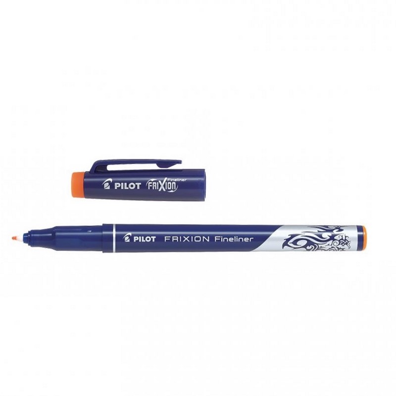 PILOT gumovací FriXion Fineliner 0,45mm, oranžový