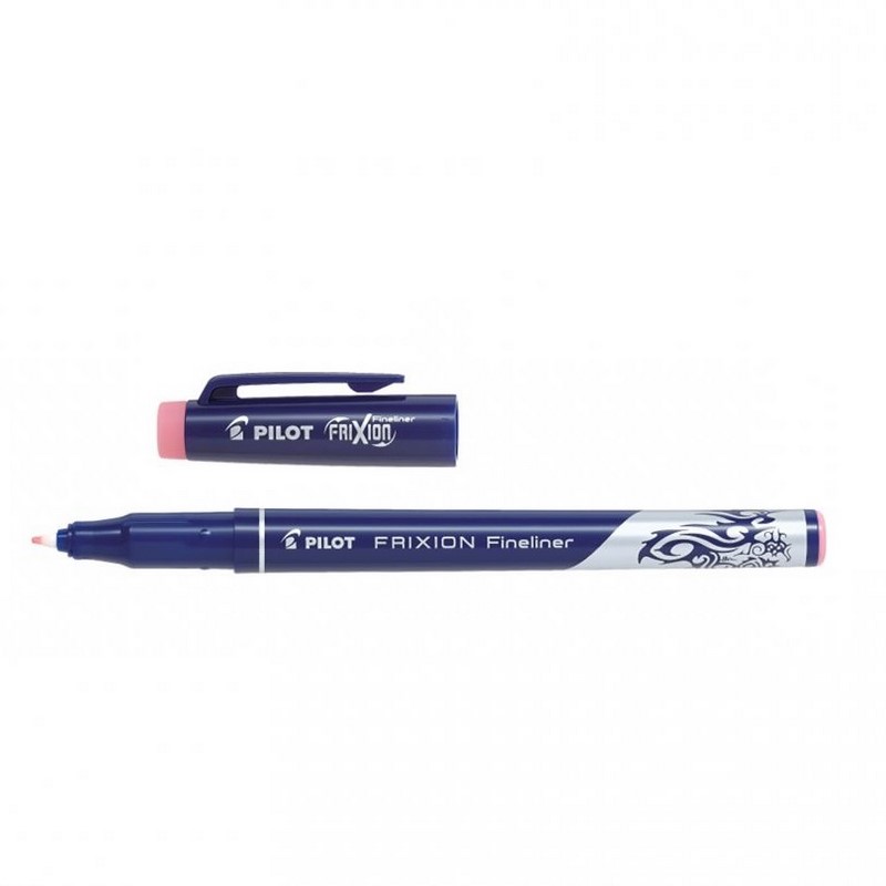 PILOT gumovací FriXion Fineliner 0,45mm, růžový světlý