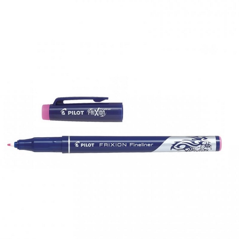 PILOT gumovací FriXion Fineliner 0,45mm, růžový