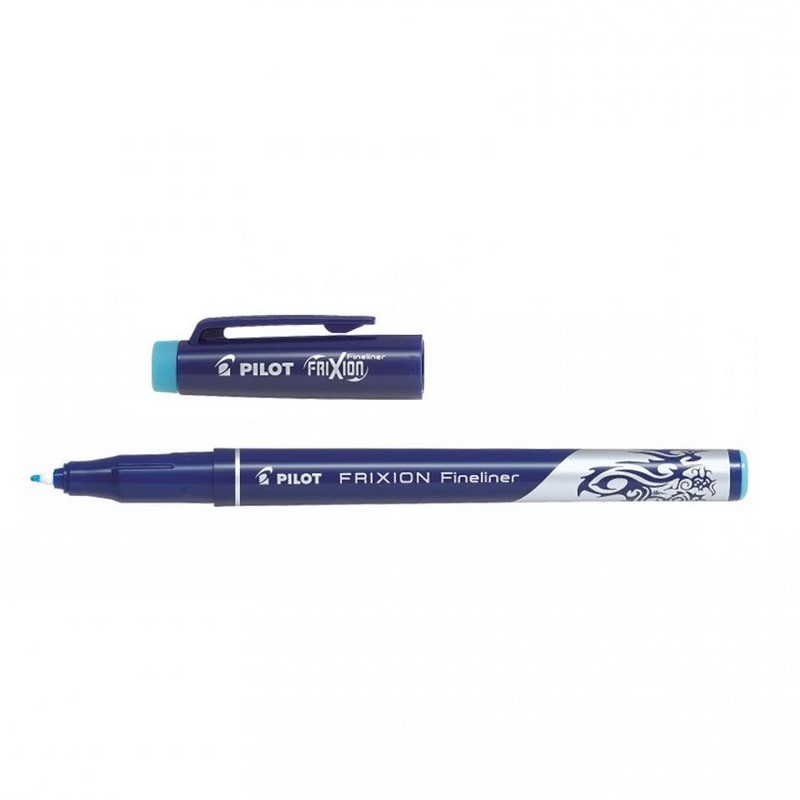 PILOT gumovací FriXion Fineliner 0,45mm, modrý světlý