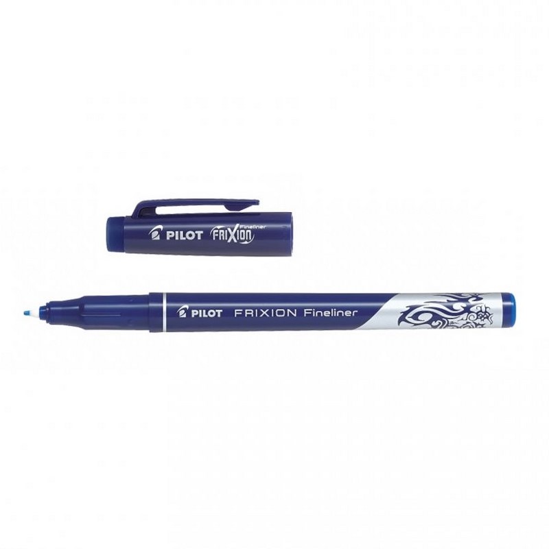 PILOT gumovací FriXion Fineliner 0,45mm, modrý