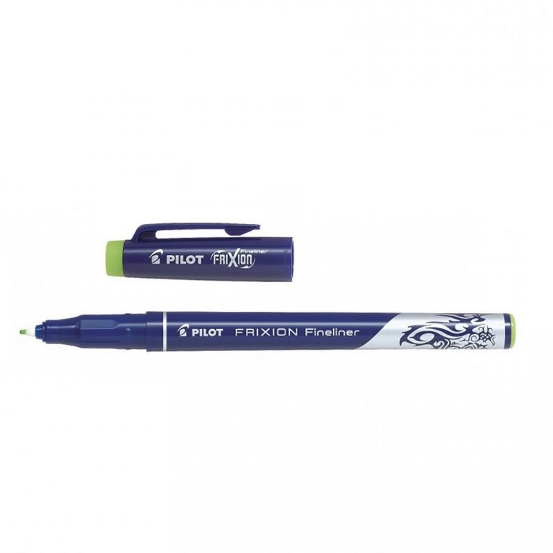 PILOT gumovací FriXion Fineliner 0,45mm, zelený světlý