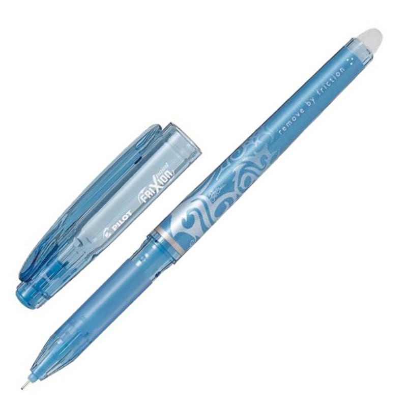 Gumovací pero PILOT FriXion Point, modré světlé