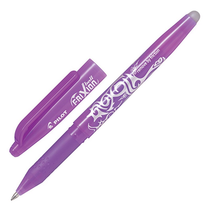 Gumovací pero PILOT FriXion 07, lila