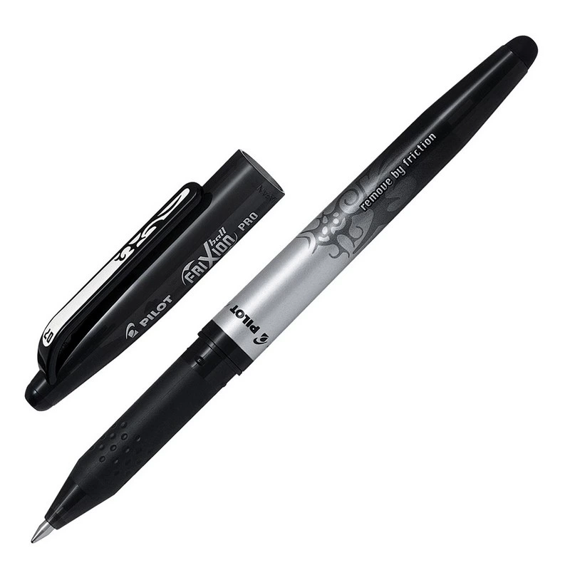Gumovací pero PILOT FriXion 07, PRO černé