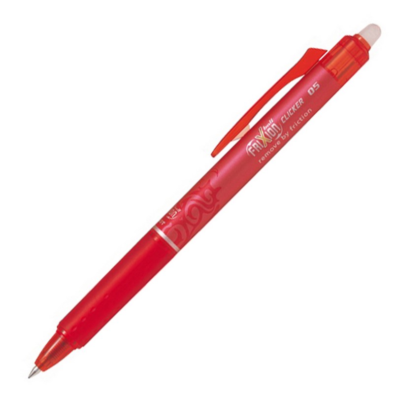 PILOT gumovací FriXion Clicker 05, červený