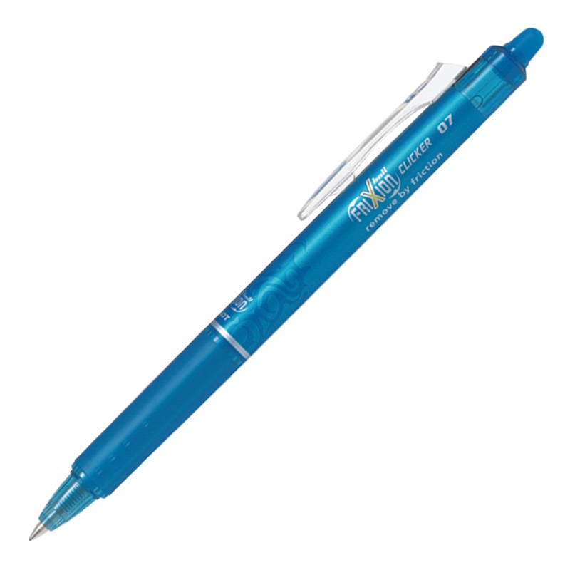 PILOT gumovací FriXion Clicker 07, modrý světlý