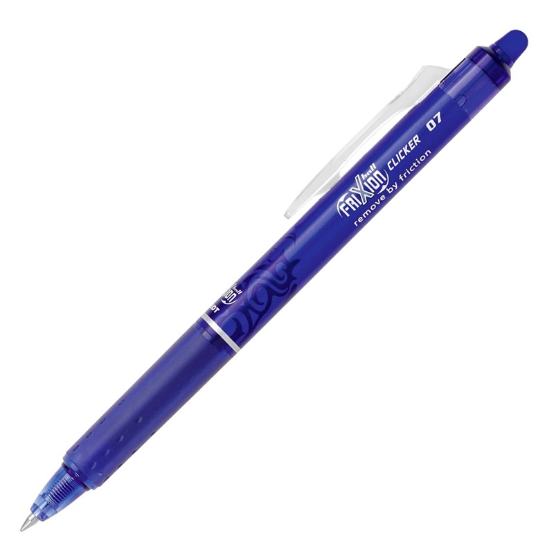 PILOT gumovací FriXion Clicker 07, modrý