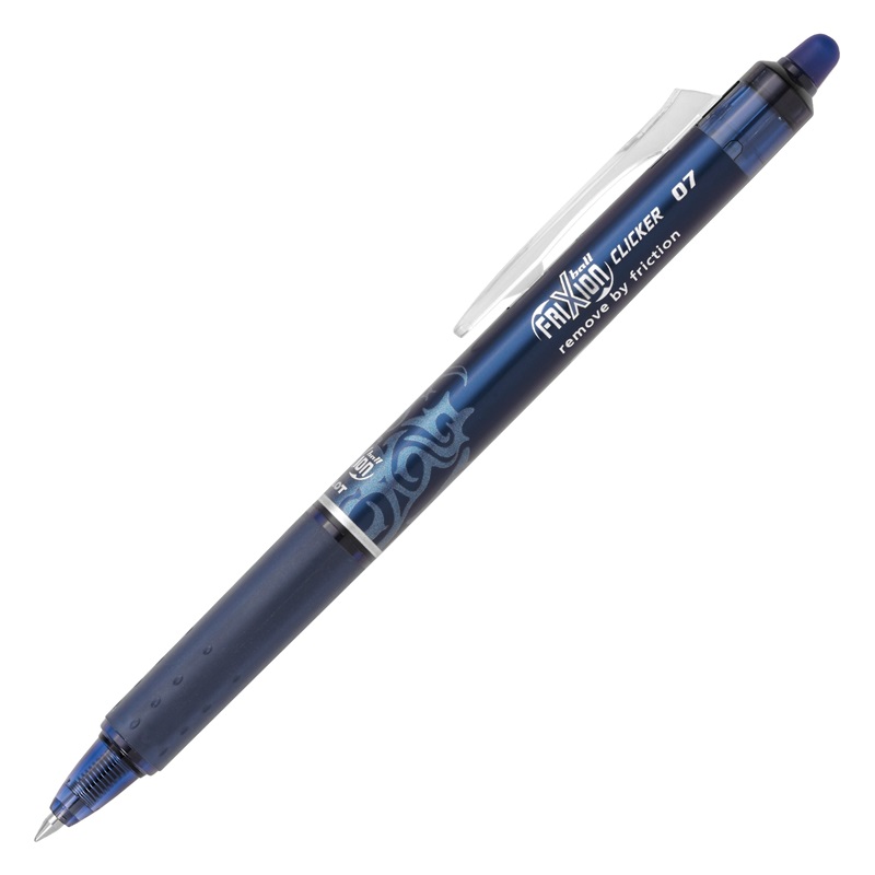 PILOT gumovací FriXion Clicker 07, modrý tmavý