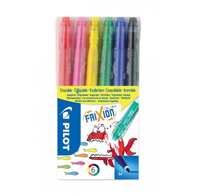 PILOT gumovací fixy FriXion, 6ks