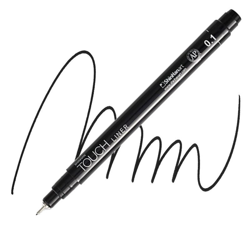 Technický liner TOUCH černý 0,1mm
