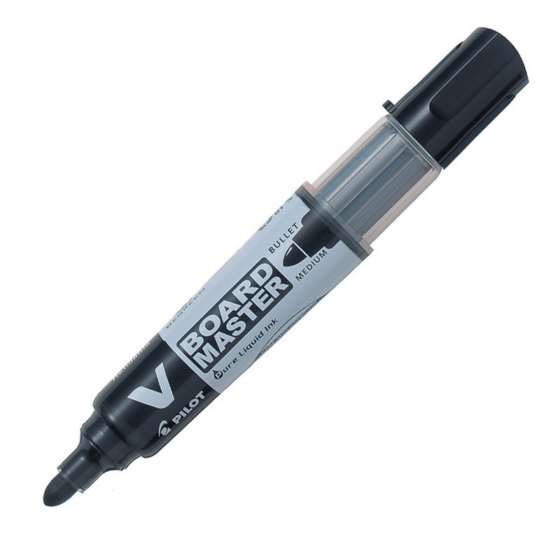 PILOT V-Board Master Medium kulatý, černý