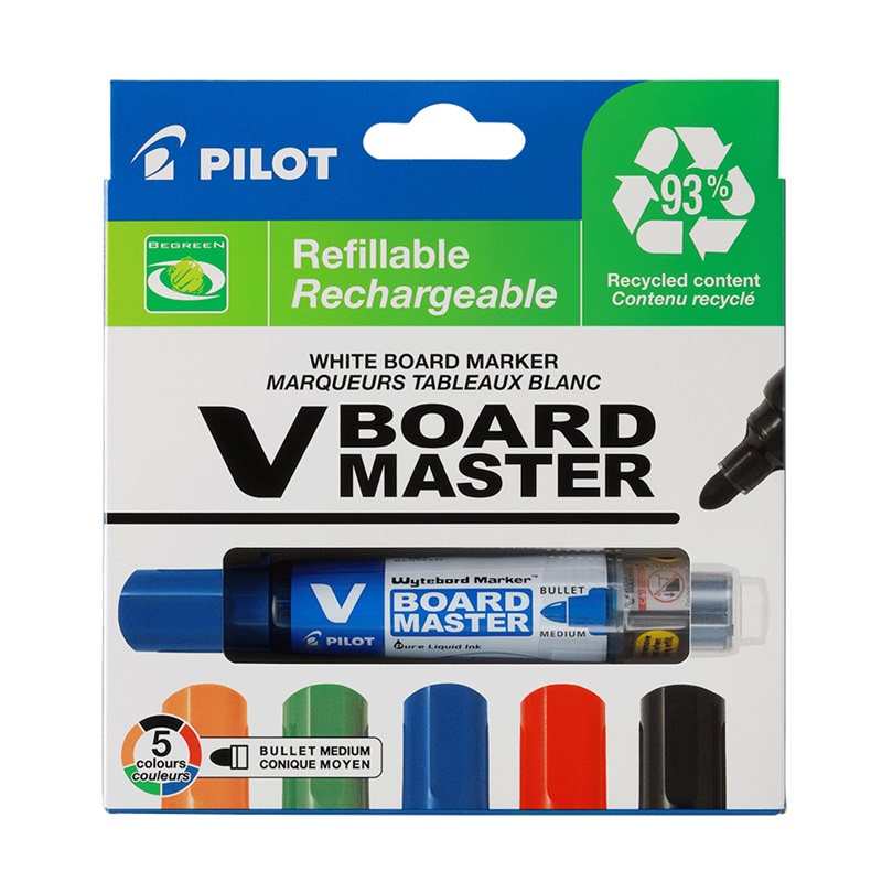 PILOT V-Board Master Medium kulatý, 5ks