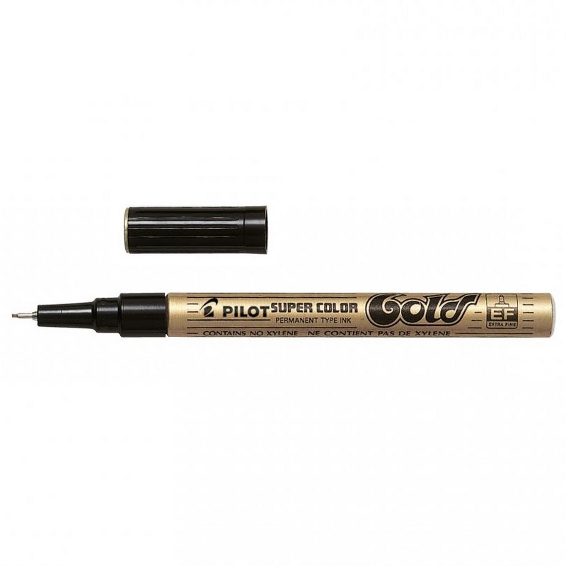 PILOT lakový Super Color Extra Fine, zlatý