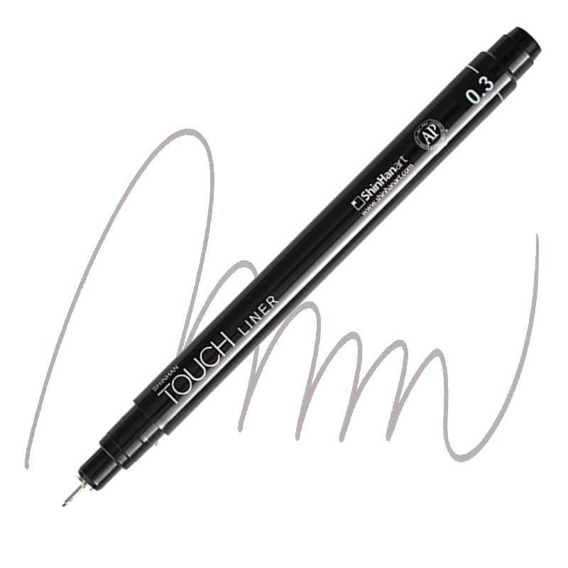 Technický liner TOUCH šedý 0,3mm
