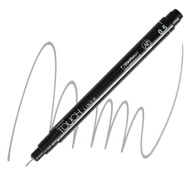 Technický liner TOUCH šedý 0,5mm