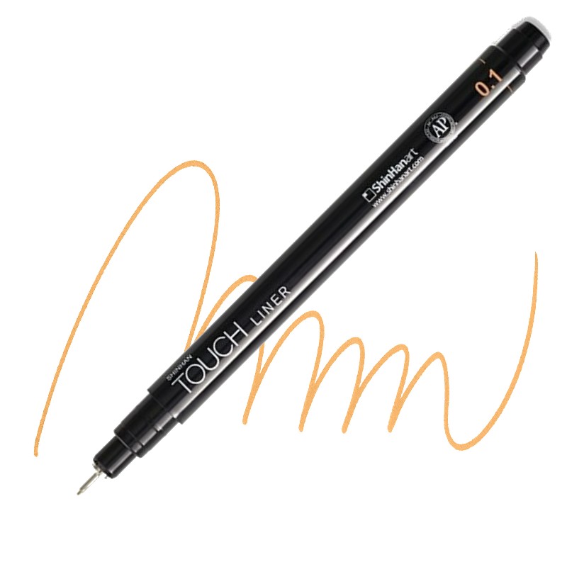 Technický liner TOUCH oranžový 0,1mm