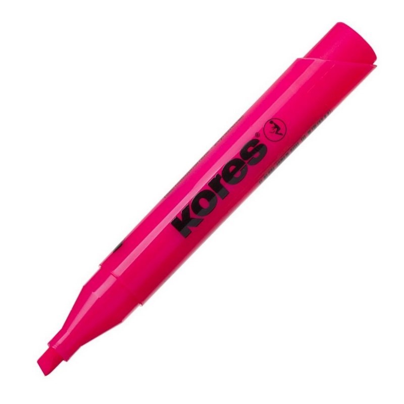KORES zvýrazňovač High Liner PLUS, růžový