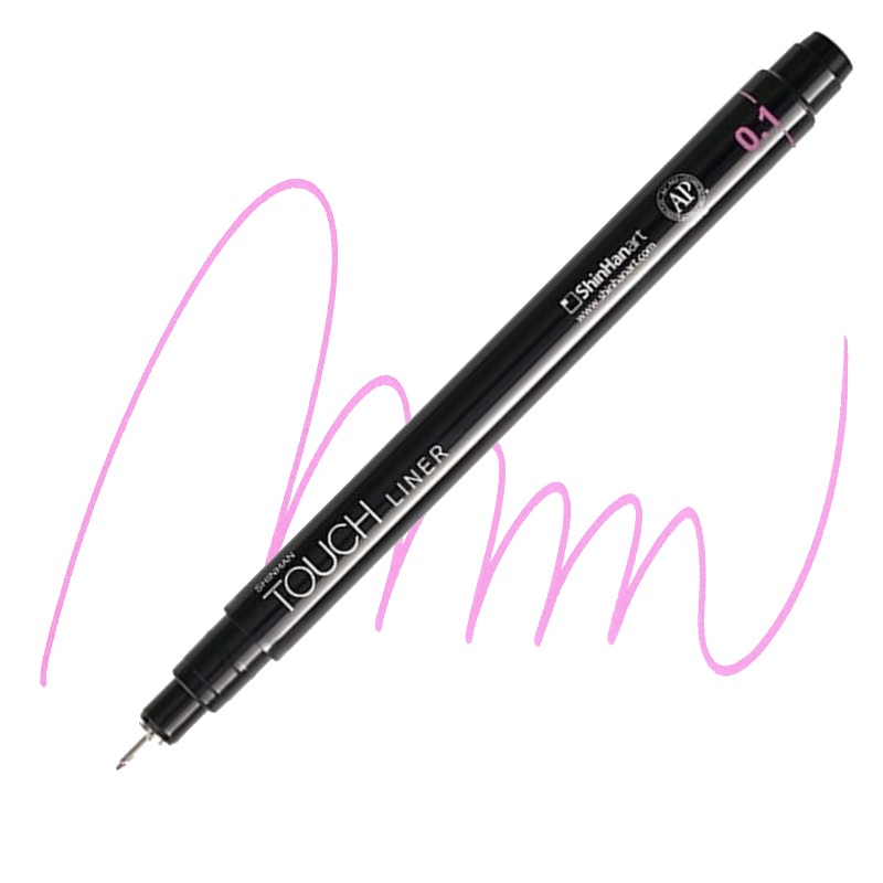 Technický liner TOUCH růžový 0,1mm