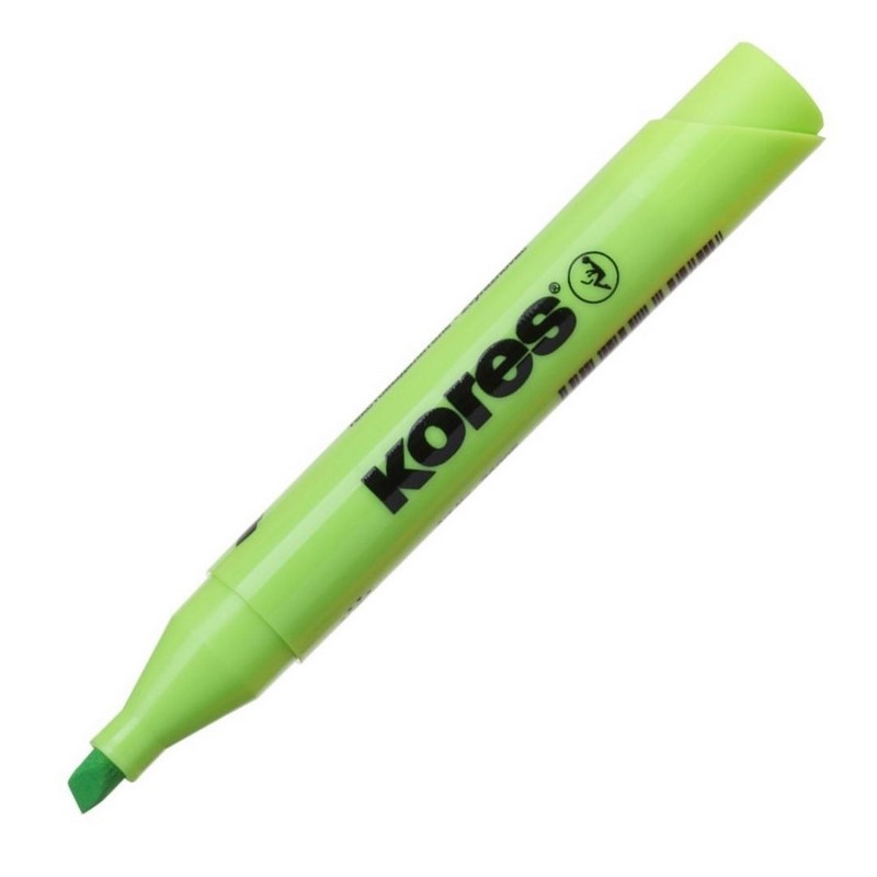 KORES zvýrazňovač High Liner PLUS, zelený