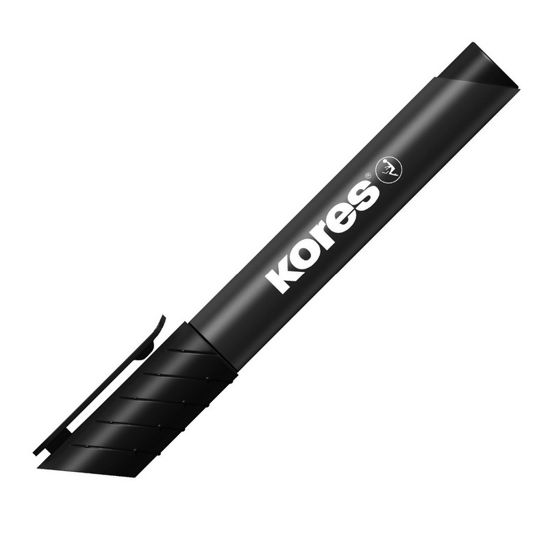 KORES permanentní K-Marker kulatý, černý