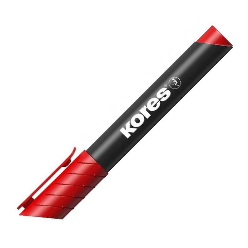 KORES permanentní K-Marker kulatý, červený
