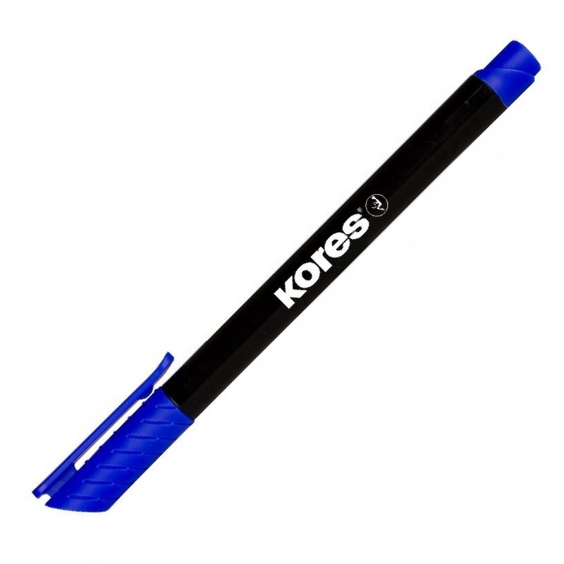 KORES permanentní K-Marker tenký, modrý