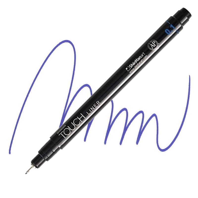 Technický liner TOUCH tmavě modrý 0,1mm