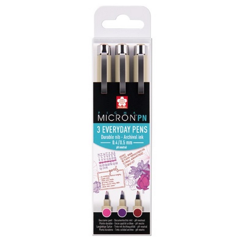 Sakura PIGMA MICRON "PN", set 3ks B - Craft