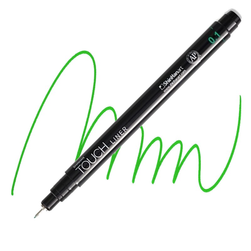 Technický liner TOUCH zelený 0,1mm