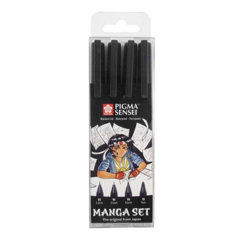 Sakura PIGMA SENSEI, set 4ks
