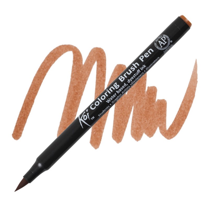 Akvarelový fix Sakura KOI štětcový, Raw Sienna