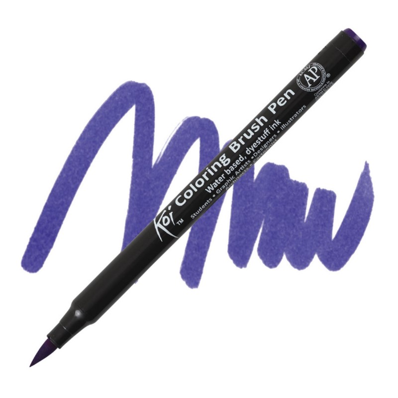 Akvarelový fix Sakura KOI štětcový, Purple