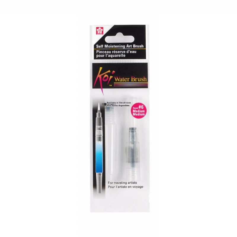Štětec se zásobníkem na vodu Sakura KOI 4ml, střední