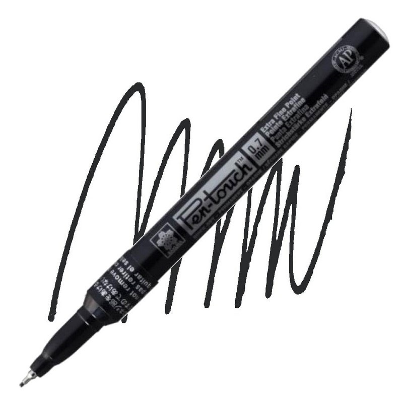 Laková fixa SAKURA Pen Touch 0,7 mm, černá