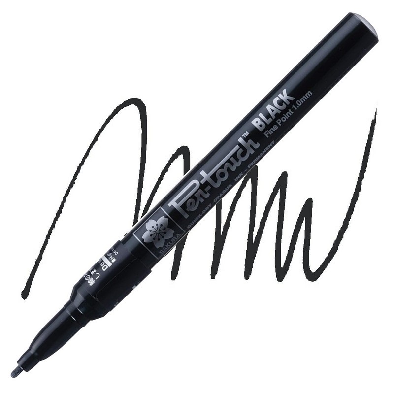 Laková fixa SAKURA Pen Touch 1mm, černá