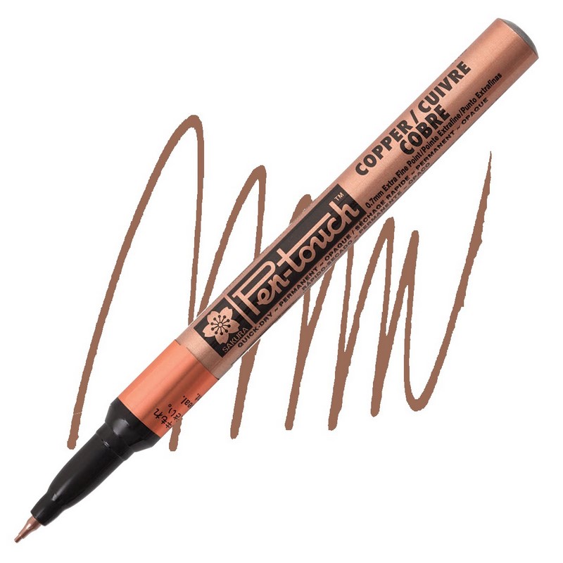 Laková fixa SAKURA Pen Touch 0,7mm, měděná