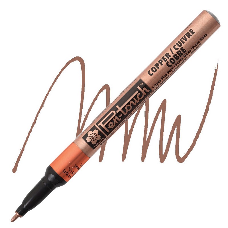 Laková fixa SAKURA Pen Touch 1mm, měděná